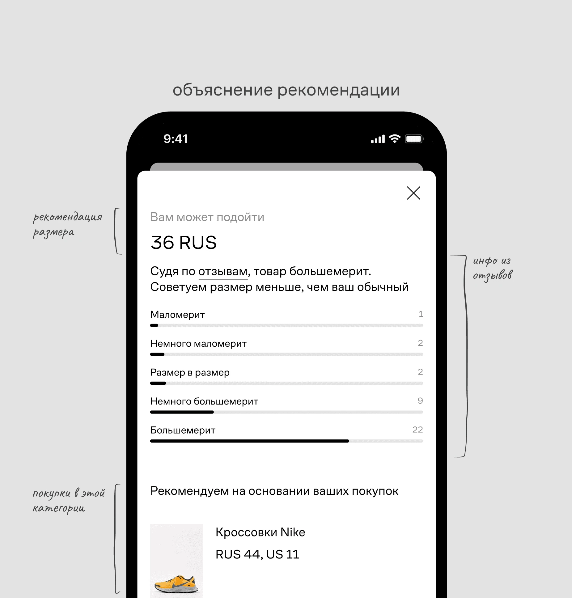 Контекст — интерфейс Lamoda, вариант 2