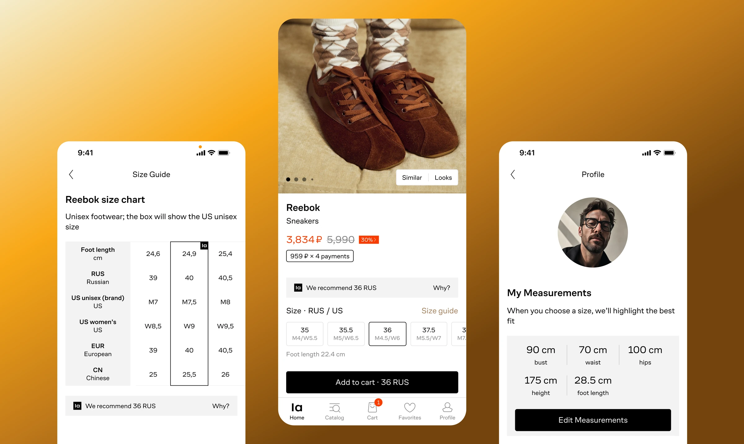 Lamoda — Helping shoppers find the right size